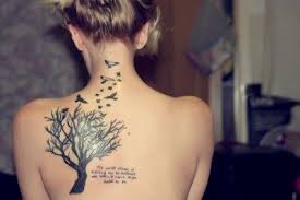 Birds Flying Away Tattoo Meaning To Me The Birds Flying Away Out Of The Tree Represents Ability Freedom Choice And How Each One Is Like A Perso Life Tattoos Cool Tattoos For Girls Girl Tattoos