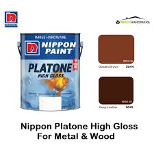 Can a dark stain, i've read that stain is actually very similar to paint in that it lays on top of the wood, accomplish the. Nippon Platone High Gloss Light To Dark Brown Paint For Wood Metal Cat Besi Kayu Warna Coklat Perang 1 Liter Shopee Malaysia