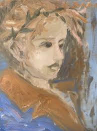 Griffin Wearing a Laurel Wreath Painting by Noé Badillo