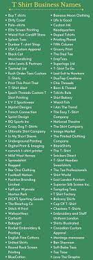 Check spelling or type a new query. T Shirt Business Names 320 T Shirt Company Name Ideas
