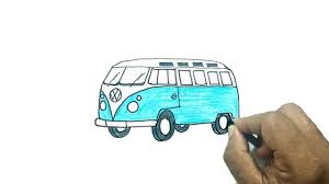 See more ideas about vw art, car cartoon, volkswagen. How To Draw A Vw Minibus Youtube