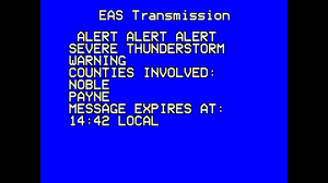 April 9th severe thunderstorm, a eas compilation. Severe Thunderstorm Warning Eas In Stillwater Ok Youtube