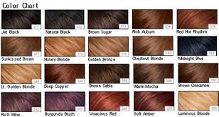 Esalon Hair Color Chart Sbiroregon Org