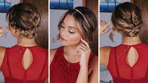 Everyone has their own way of doing, easy cute christmas hairstyles for girls, it really doesn't matter what hair length you have. 3 Simple Holiday Hairstyles For Short Medium Length Hair Ashley Bloomfield Youtube