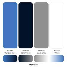 Great collection of blue color palettes with different shades. 15 Blue Color Palette Inspirations With Names Hex Codes Inside Colors
