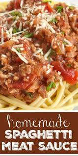 Homemade Spaghetti Meat Sauce Spaghetti Pasta Recipe Ditch The Canned Spaghetti Sauc Homemade Spaghetti Homemade Spaghetti Meat Sauce Homemade Meat Sauce
