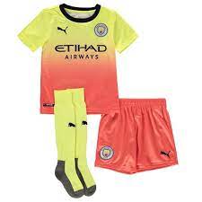 Shop the best home, away and third manchester city kits man city devotees looking to sport the sky blue and white worn by their favorite team have come to the right place. Puma Manchester City Third Mini Kit 2019 2020 Clothing Sportsdirect Com