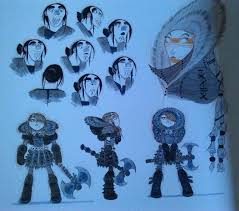 Httyd2 Concept Art Astrid Valka Eret How Train Your Dragon How To Train Your Dragon Concept Art Characters