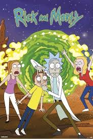 Meeseeks for a very important task. Poster Rick Morty Portal