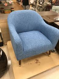 Blue Chair At Homegoods Blue Chair Chair Living Room Kitchen