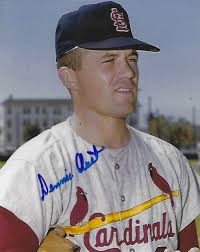 AUTOGRAPHED DENNIS AUST 8x10 St. Louis Cardinals Photo