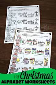 Free Christmas Alphabet Worksheets Super Cute Free Printables To Help Preschool Prek And Kinder Christmas Worksheets Christmas Alphabet Alphabet Worksheets