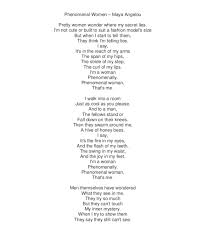 Phenomenal Woman Phenomenal Woman Maya Angelou Maya Angelou Poems Phenomenal Woman
