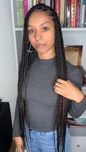 Multicolor Black And Blonde Knotless Braids Thigh Length Or No Length Longhairstyles Braids Braidsforlonghair Boxbraids Knotl In 2020 Box Braids Hairstyles For Black Women Hair Styles Braids For Black Hair