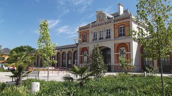 Plan de situation du quartier thermal et des appartements AppartUnique à Vichy