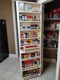 The pantry can be a crowded area to begin with. Pantry Door Organizer Ryobi Nation Projects