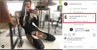L Gante Made A Mischievous Comment To Cande Tinelli About His Tattoos Is Something Happening Between Them Celebjar