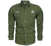 Men's Spring/Autumn Military Tactical Shirt-Long Sleeve ...