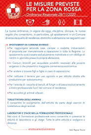 Dopo l'ultimo dpcm la toscana sarà nella zona gialla, arancione o rossa? Coronavirus Anci Toscana