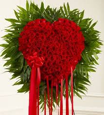 Red Rose Bleeding Heart From 1 800 Flowers Com Valentines Flowers Flower Delivery Funeral Flowers