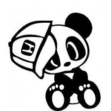 Autocolante Panda Honda Adesivos De Vinil Estampas Infantis Adesivos Jdm