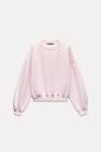 BALLOON SLEEVE SWEATSHIRT PINK - 0962/868 Zara