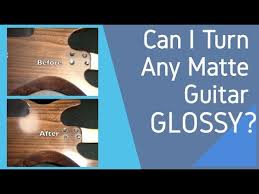 Gloss levels can also affect how colors are perceived. Make My Guitar Glossy Polishing Matte Satin Finish To Gloss Youtube