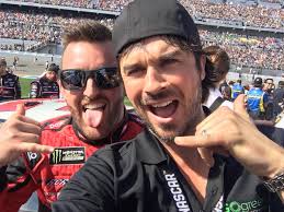 In the pace car at the #Daytona500 ... This is beyond cool