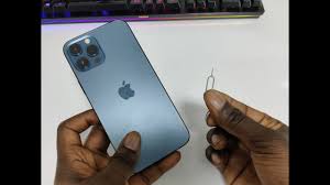 The sim tray should pop out and away from the body of the device. Iphone 12 Pro Max How To Insert Sim Card Youtube