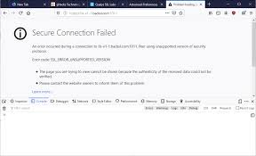 This site can't provide a secure connection. Mozilla Disables Tls 1 0 And 1 1 In Firefox Nightly In Preparation Of Deprecation Ghacks Tech News