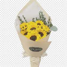 Maybe you would like to learn more about one of these? Flower Bouquet Floral Design Common Sunflower Yellow Yellow Sunflower Bouquet Flower Arranging Brown Sunflower Png Pngwing