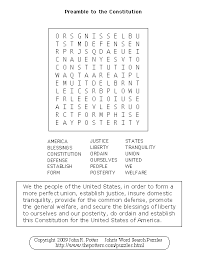 Pin By Mandy Bellamy On A Word Search In 2020 Preamble Constitution Activities Constitution