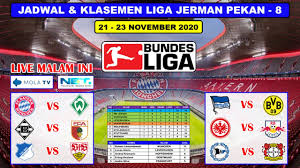 Bagi anda yang mengaku menyukai pertandingan ini, pasti anda tak akan melewatkan acara nonton bareng baik di siang maupun malam hari. Jadwal Liga Jerman Malam Ini Live Net Tv Bayern Munchen Vs Werder Bremen Bundesliga Jerman 2020 21 Youtube