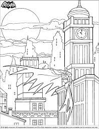 The original batman story began when bruce wayne lost his parents. Batman Coloring Picture Gotham City Skyline Batman Coloring Batman Coloring Pages