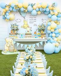 Winnie the pooh & tiger balloon birthday party supplies decoration gift. The Sweetest Winnie The Pooh Party B Surprise Baby Shower Disney Baby Shower Baby Bear Baby Shower