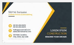Construction Worker Business Card Templates Word Excel Templates You have found the perfect business idea get a business credit card.