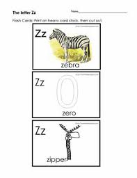 Repetition is a powerful tool for learning certain things in a new language. The Letter Z Flashcards Worksheets
