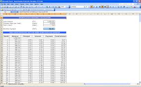 Amortization Schedule Template Excel Printable Schedule