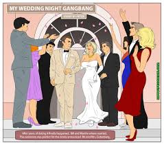 My Wedding Night Gangbang- Hotwifecomics - Porn Cartoon Comics