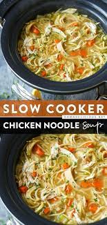 Slow Cooker Chicken Noodle Soup Recipe In 2021 Soup Recipes Slow Cooker Slow Cooker Chicken Noodle Soup Chicken Soup Recipes