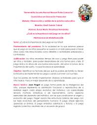 Apr 07, 2021 · ejercicios de educación física para preescolar 1. Protocolo De Investigacion La Importancia Del Juego En Los Ninos By Dulce Hinostroza Issuu