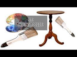Repeindre un escalier pour le relooker conseils et étapes. Diy Relooking D Un Vieux Meuble Gueridon Ancien En Bois Youtube