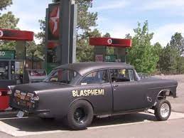 This car will have a lot of sweet, innovative mods. Hemi Powered 1955 Chevy Survived A 2 600 Mile Road Trip Carbuzz