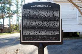 Childhood Home of Joel Chandler Harris Historical Marker