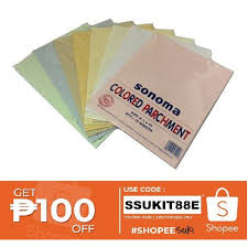 Parchment paper stationery is created by scraping, wetting, and drying the material over and over again. Sonoma Color Parchment 90 Gsm 10sheets 8 5 X 11 Inches Shopee Philippines