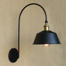 Vintage metallic gooseneck wall sconce barn warehouse farmhouse wall lightingby laluz(10). Ten Inches Wide Single Light Pewter Finish Gooseneck Barn Led Wall Sconce Takeluckhome Com