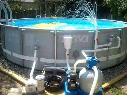 How To Vacuum An Above Ground Pool With The Help Of A Sand Filter Swimming Pool Filters Swimming Pool Accessories Pool Filter Sand