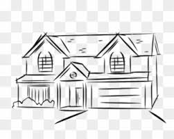 The differences between black and white and black and white 2 are listed below. Floor Clipart Two Story House 2 Line Drawings Of Houses Simple Png Download 805106 Pinclipart