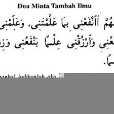 Ya, sebab ilmu sejatinya adalah sebuah cahaya dalam sebuah kehidupan makhluk. Pendek Je Tapi Power Doa Ni