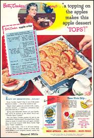 Pin By Nikki On Vintage Recipes Retro Recipes Betty Crocker Apple Crisp Vintage Recipes